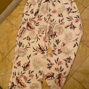 BRIGGS Floral Print Women's Pants